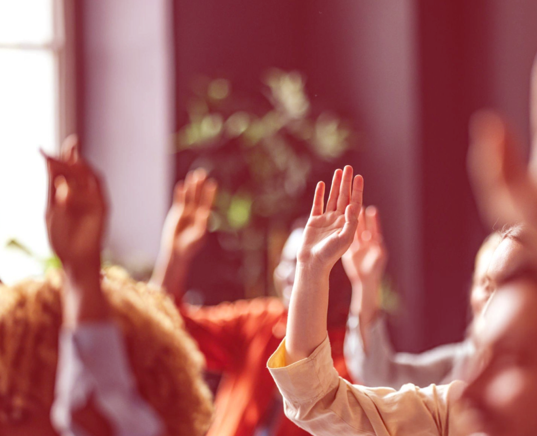 Teacher presenting lessons on an interactive whiteboard