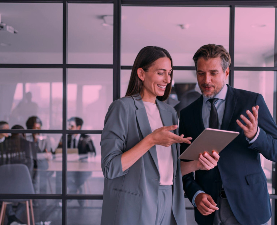 IT manager conducting a cybersecurity training session