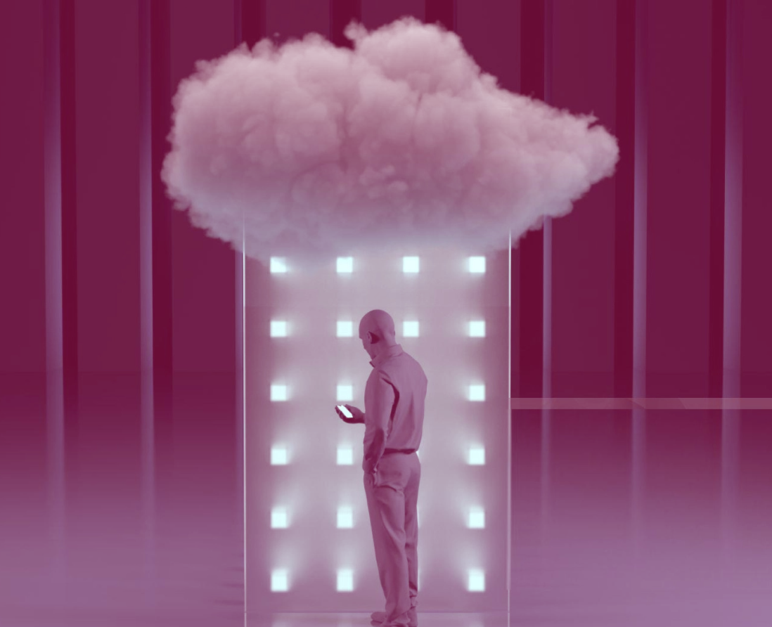 Cloud infrastructure architecture diagram illustrating SaaS deployment