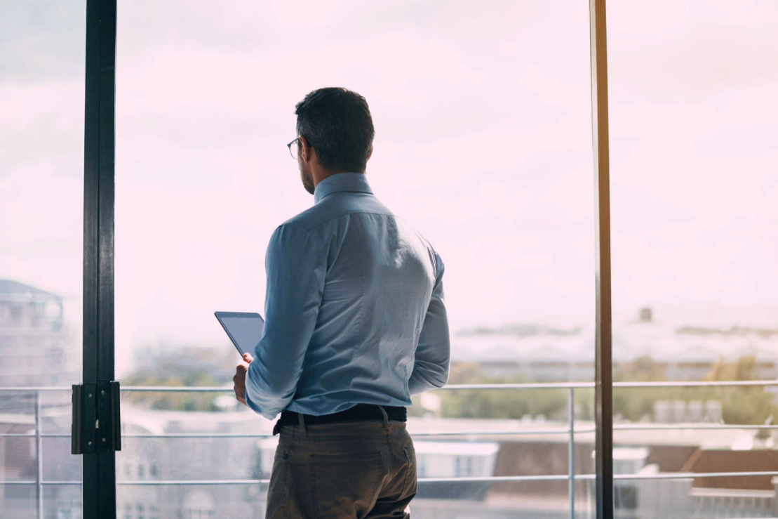 Dashboard showing network performance and visibility metrics